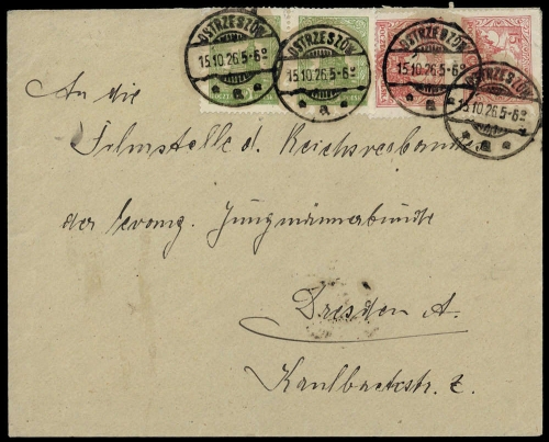 1926, Polen, 236 (2) u. 238 (2), Brief