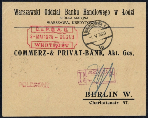 1928, Polen, 211 (2), Brief