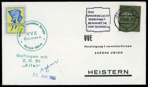 1960, Bundesrepublik Deutschland, 320, Brief