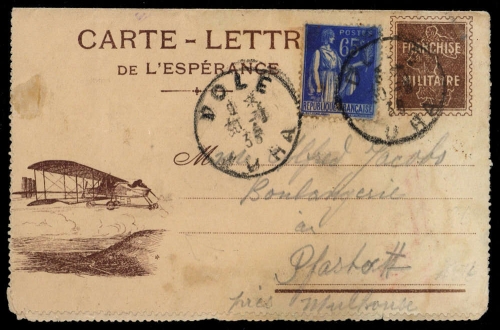 1938, Frankreich, 368, Brief
