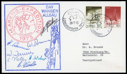 1973, Norwegen, 649-50, Brief