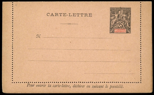 1900, Neukaledonien, Brief