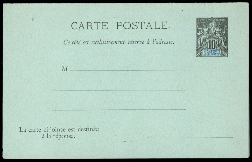1900, Neukaledonien, Brief