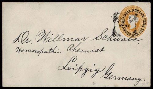 1892, Indien, Brief