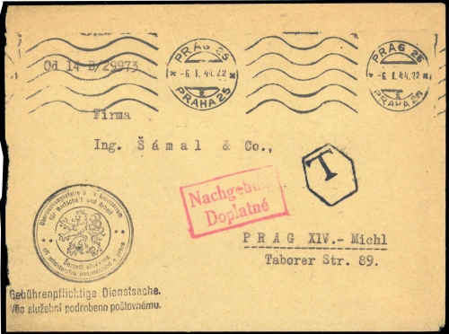 1944, Böhmen und Mähren, Brief