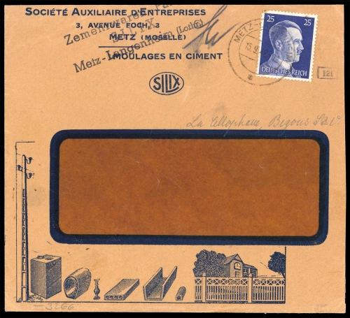 1941, Deutsche Besetzung II. WK Lothringen, 793, Brief