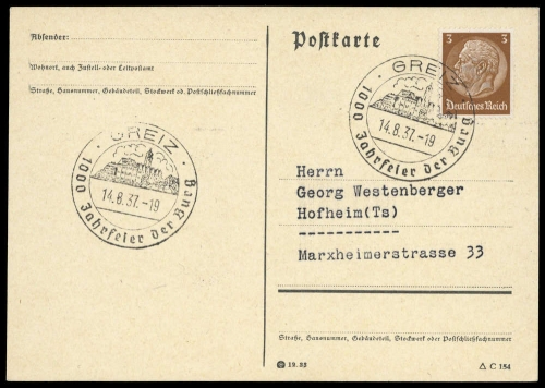 Deutsches Reich, 482, Brief