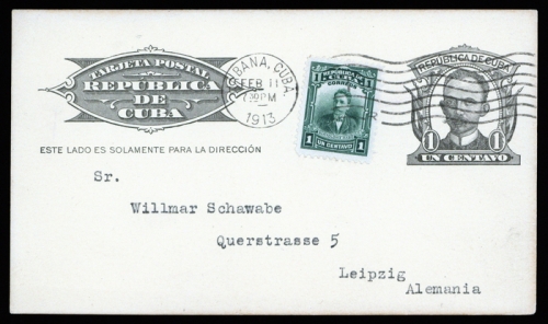 1909, Cuba, Ascher 1, Brief