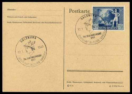 Postgeschichte,Tag der Briefmarke,Deutschland bis 1945, Brief