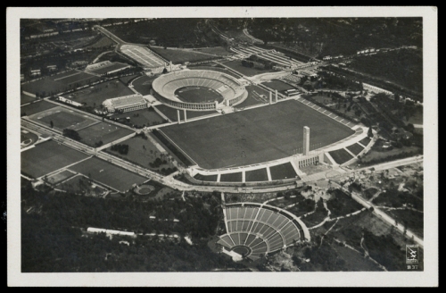 1936, Sport u. Spiel,Olympia Berlin 1936,Werbepostkarten, Brief