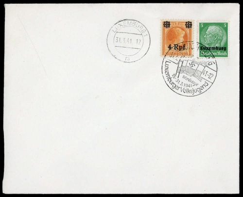 Deutsche Besetzung II. WK Luxemburg, Brief