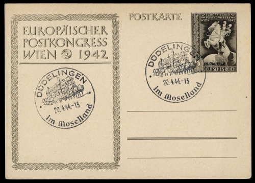 Deutsche Besetzung II. WK Luxemburg, Brief