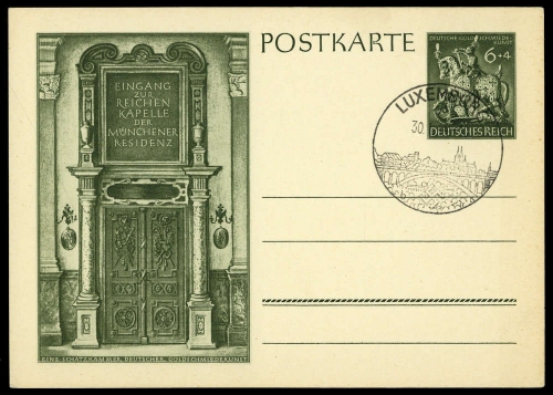 Deutsche Besetzung II. WK Luxemburg, Brief