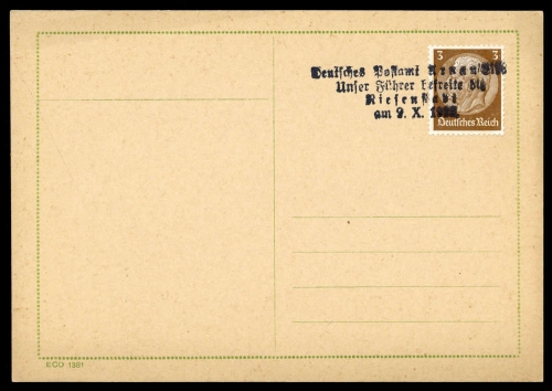 Sudetenland, Brief
