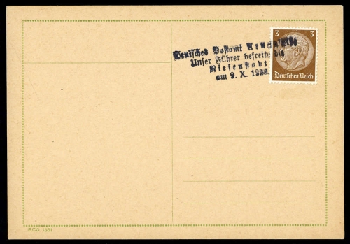 Sudetenland, Brief