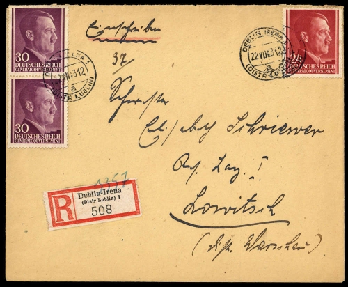 1943, Generalgouvernement, Brief