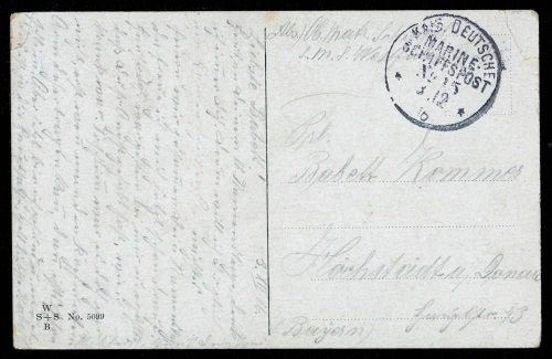 Schiffahrt,Schiffspost,Marine Schiffspost nach Nummern, MSP 15, ...