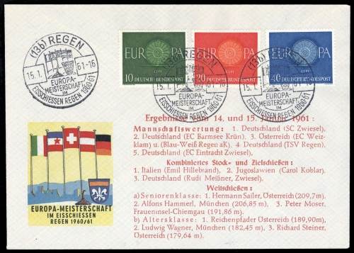 1961, Sport u. Spiel,Wintersport,sonstige, Brief