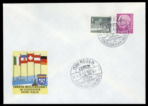 1961, Sport u. Spiel,Wintersport,sonstige, Brief