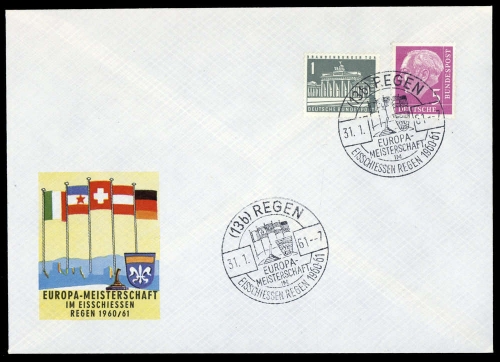 1961, Sport u. Spiel,Wintersport,sonstige, Brief