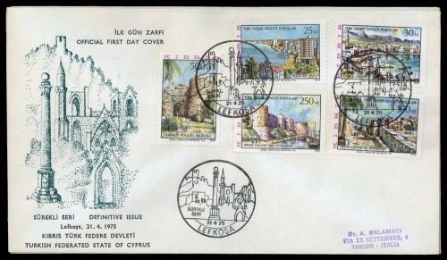 1975, Türkisch Zypern, 10-19, FDC