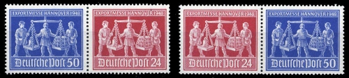 1948, Gemeinschaftsausgaben, WZd 1, 3, **