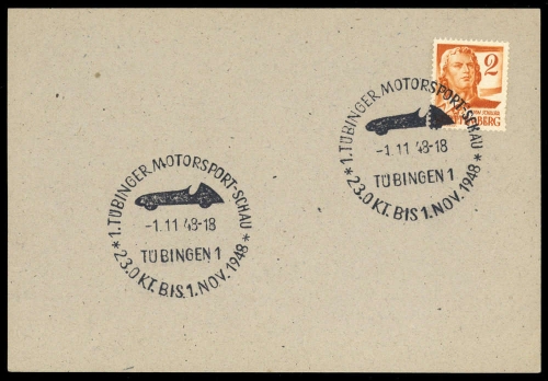 Französische Zone Württemberg, Brief
