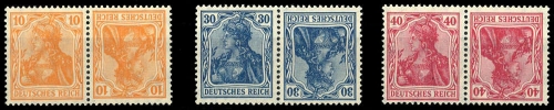 1921, Deutsches Reich, K 1-3, **