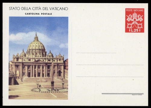 1949, Vatikanstaat, P 7/03, Brief