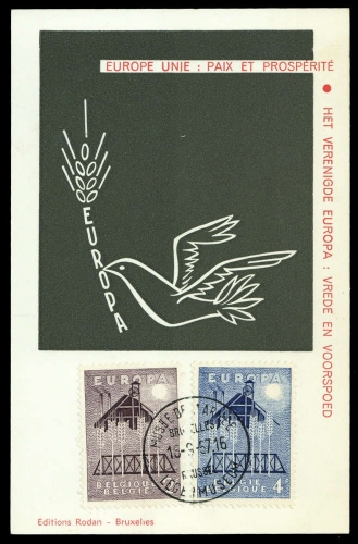 1957, Int.Organisationen,CEPT,, 1070-71, Brief