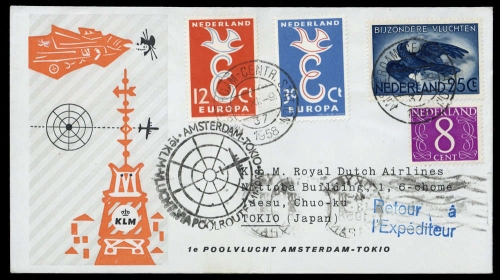 1958, Niederlande, Brief