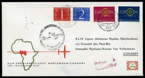 1960, Niederlande, Brief