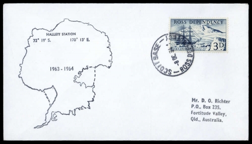 1964, Ross Gebiet, Brief