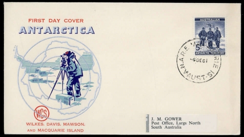 1961, Australische Gebiete in der Antarktis, 6, Brief