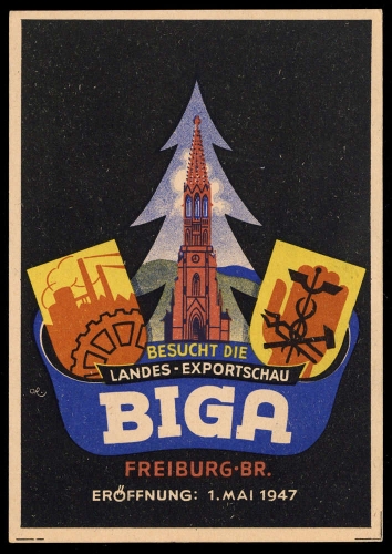 Französische Zone Baden, Brief