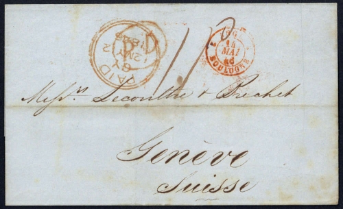 1846, Grossbritannien, Brief