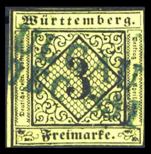 Altdeutschland Württemberg, 2, gest.