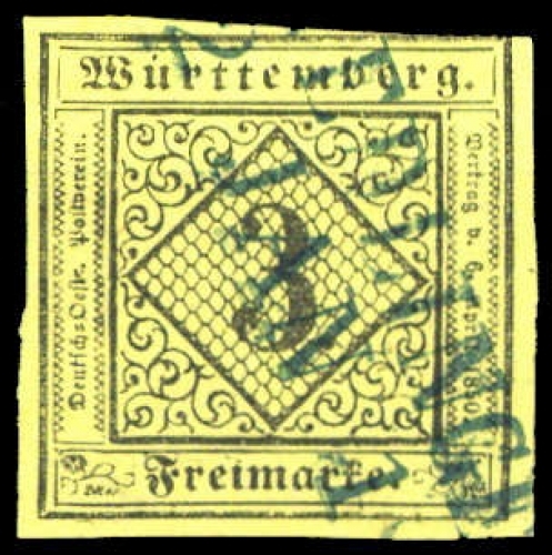 Altdeutschland Württemberg, 2, gest.