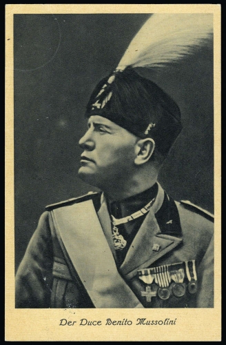 1937, III. Reich Propaganda,Persoenlichkeiten,Mussolini
