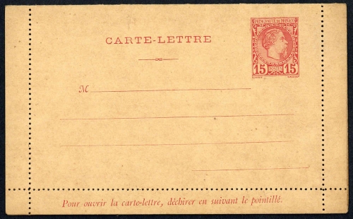 1886, Monaco, K 1, Brief