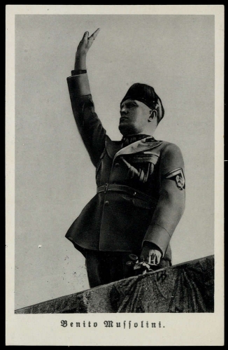 1937, III. Reich Propaganda,Persoenlichkeiten,Mussolini