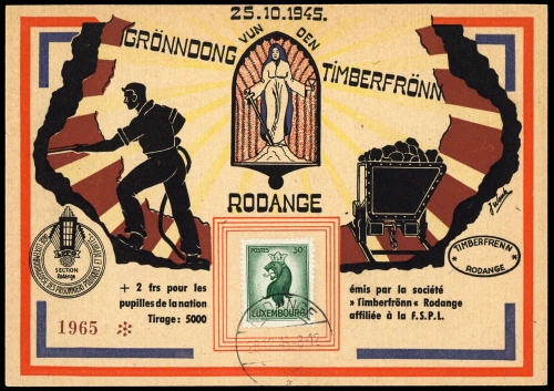 1945, Luxemburg, Brief