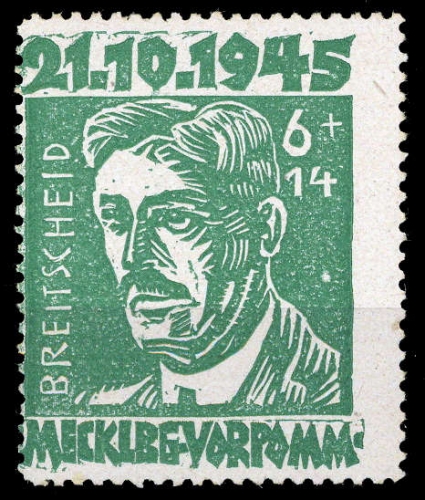 1945, SBZ Mecklenburg Vorpommern, 20 VII, **