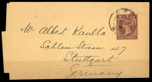 1885, Natal, NGK S 1, Brief