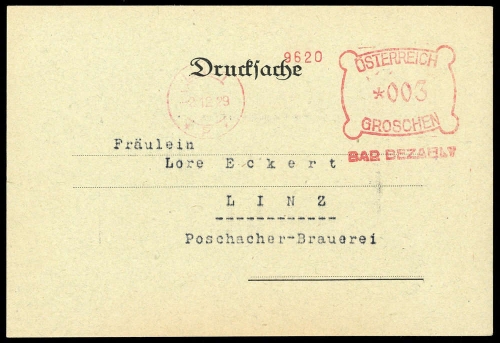 Österreich, Brief