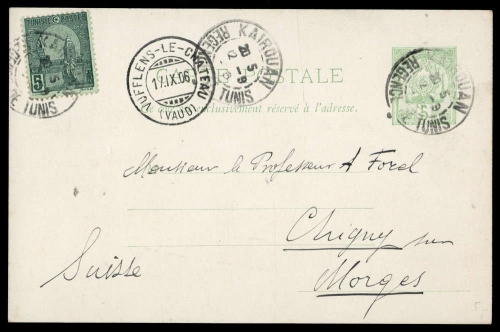 1906, Tunesien, Brief