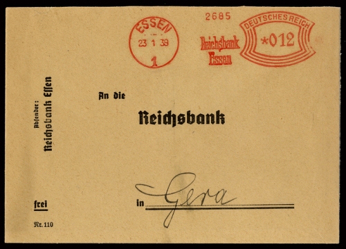 1939, Deutsches Reich, Brief