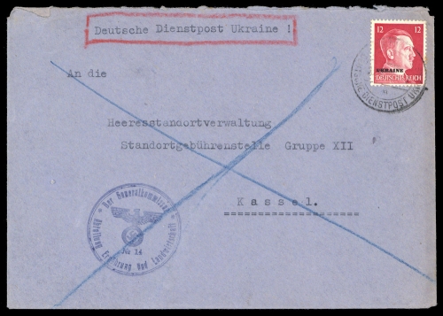 1941, Deutsche Besetzung II. WK Ukraine, 8, Brief