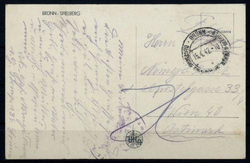 1942, Böhmen und Mähren, Brief