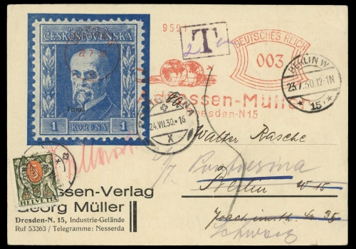 1930, Deutsches Reich, Brief